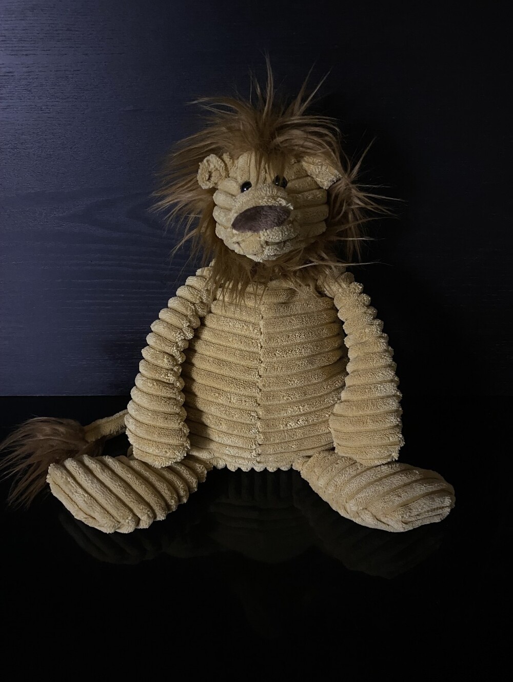 TJ Maxx Marshalls Corduroy Lion Microwavable Heating Pad Plush 2014 Pouch Toy